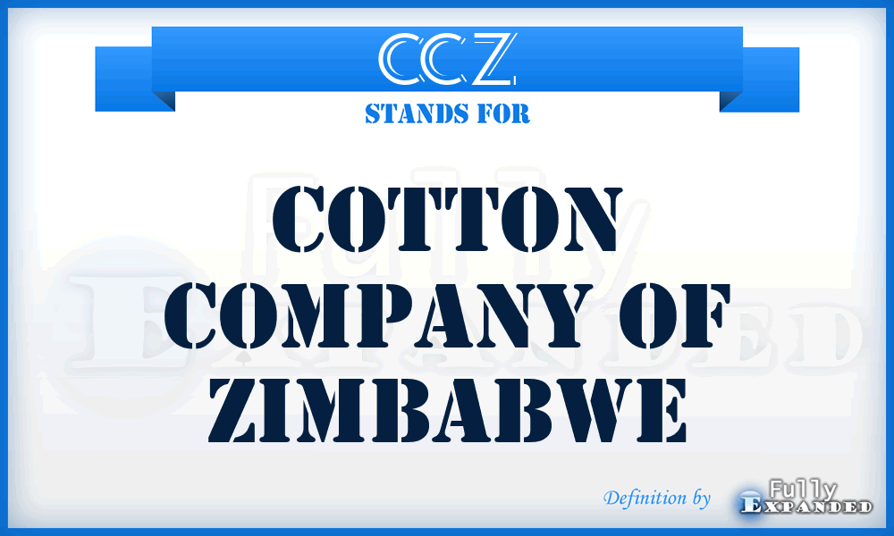 CCZ - Cotton Company of Zimbabwe