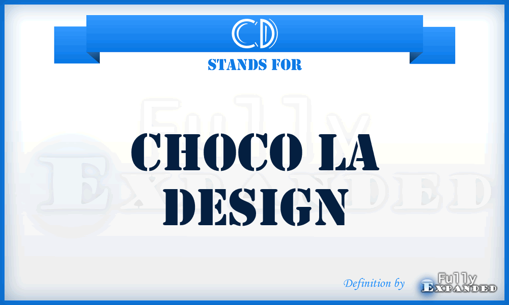 CD - Choco la Design