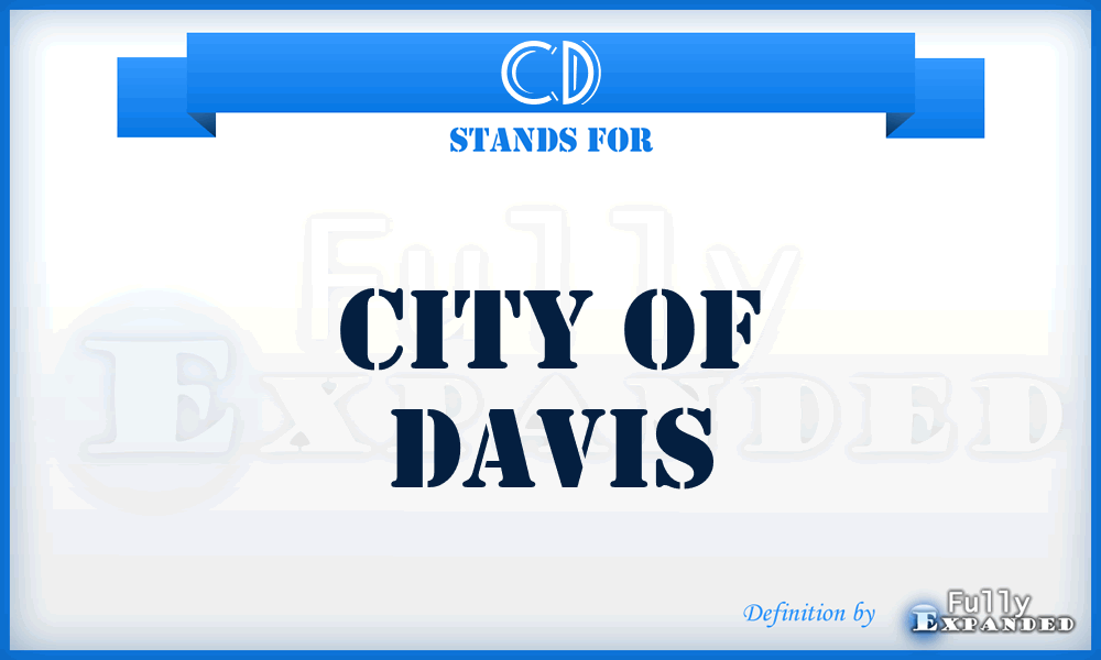 CD - City of Davis