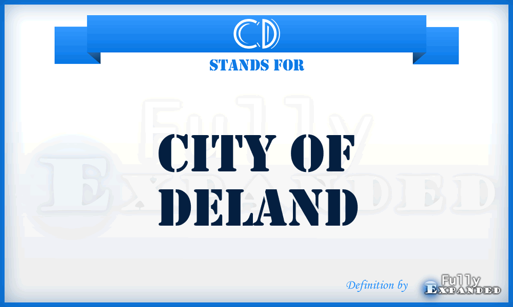 CD - City of Deland