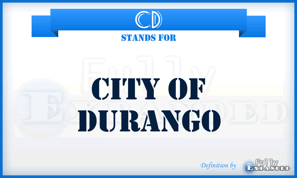 CD - City of Durango