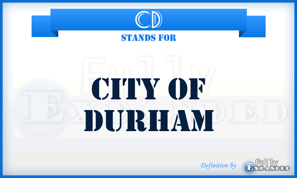 CD - City of Durham