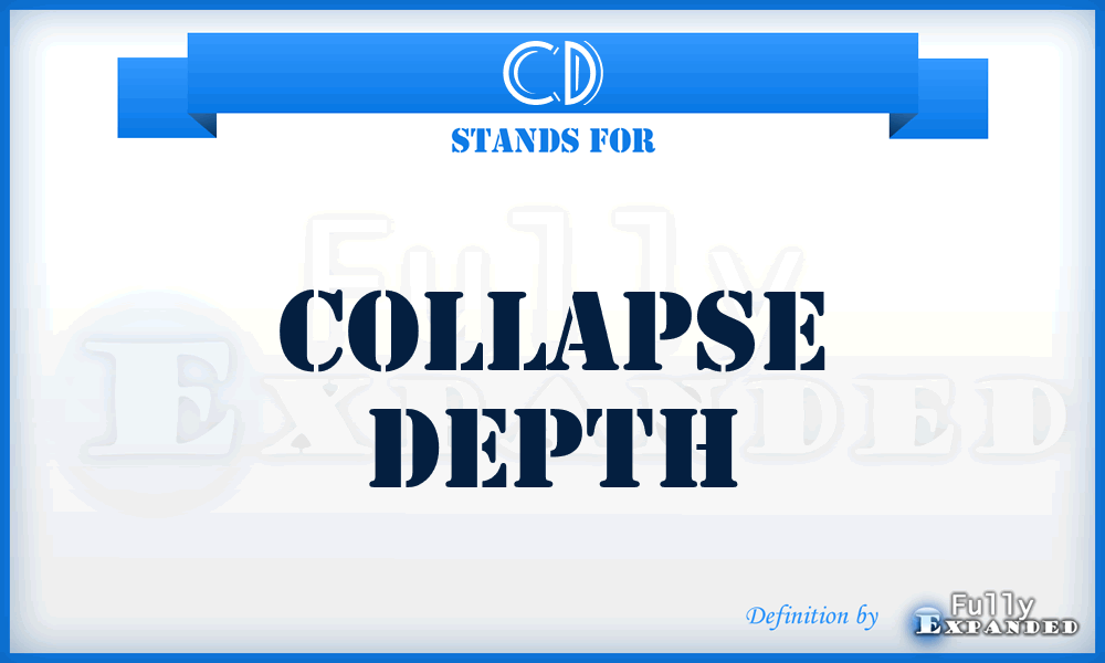 CD - Collapse Depth
