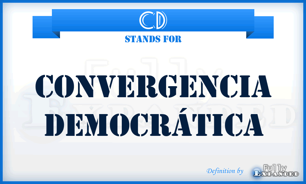 CD - Convergencia Democrática