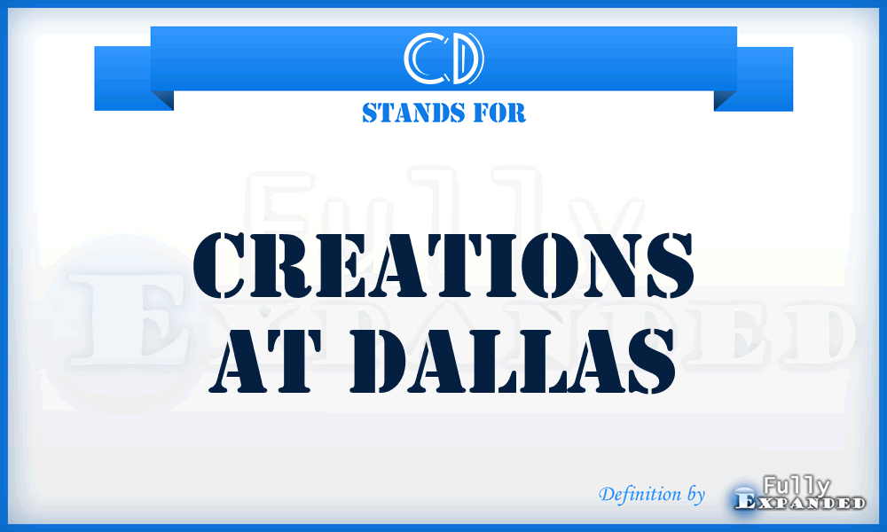 CD - Creations at Dallas