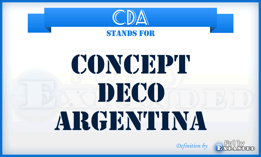 CDA - Concept Deco Argentina