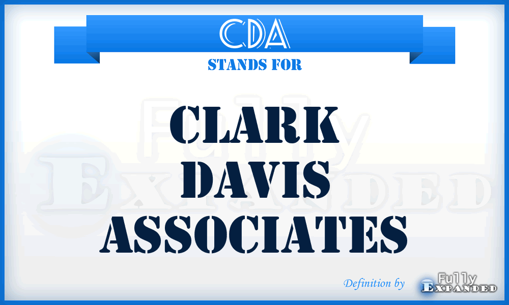 CDA - Clark Davis Associates