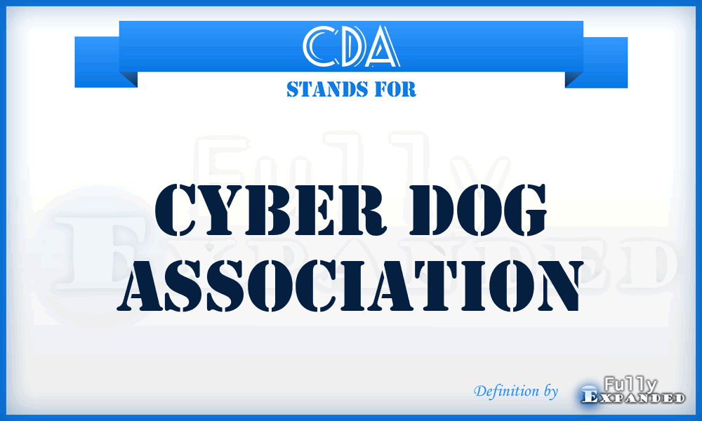 CDA - Cyber Dog Association