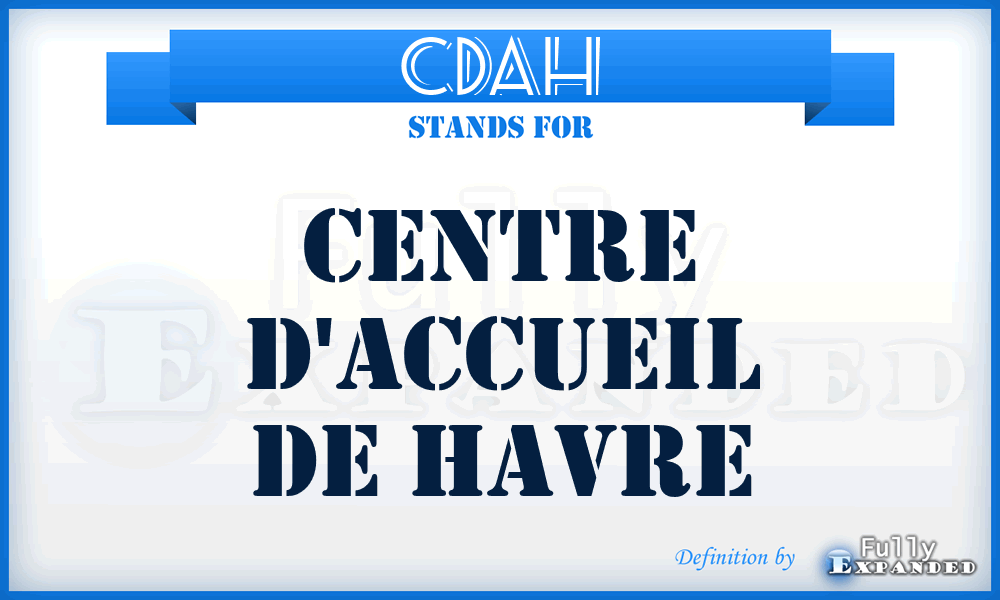 CDAH - Centre D'Accueil de Havre