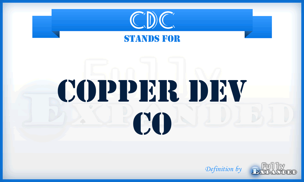 CDC - Copper Dev Co