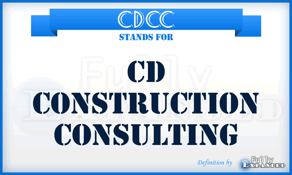 CDCC - CD Construction Consulting