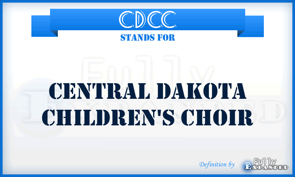 CDCC - Central Dakota Children's Choir