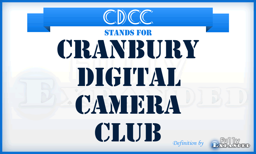 CDCC - Cranbury Digital Camera Club