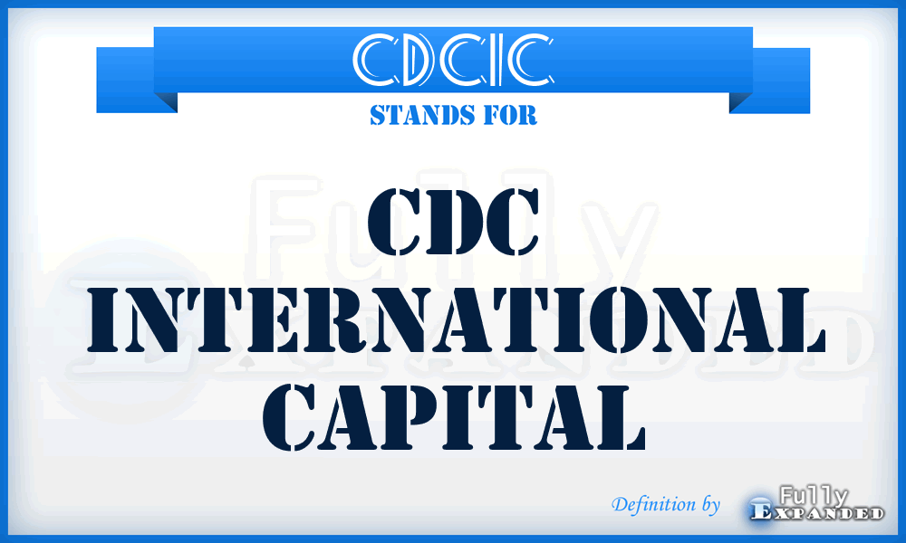 CDCIC - CDC International Capital