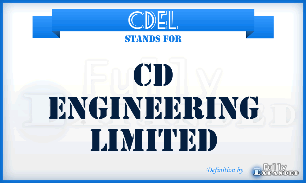 CDEL - CD Engineering Limited