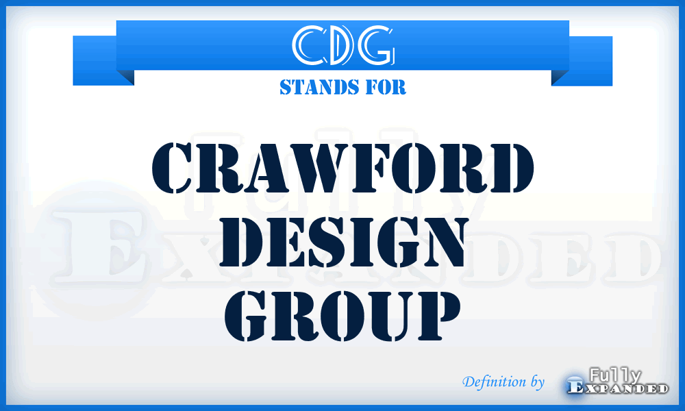 CDG - Crawford Design Group