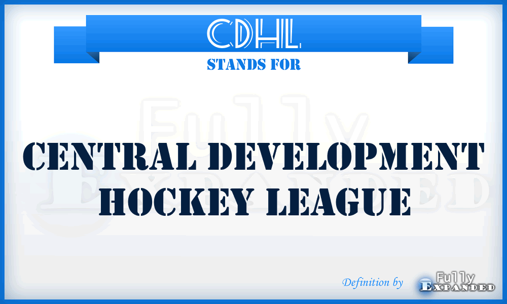 CDHL - Central Development Hockey League