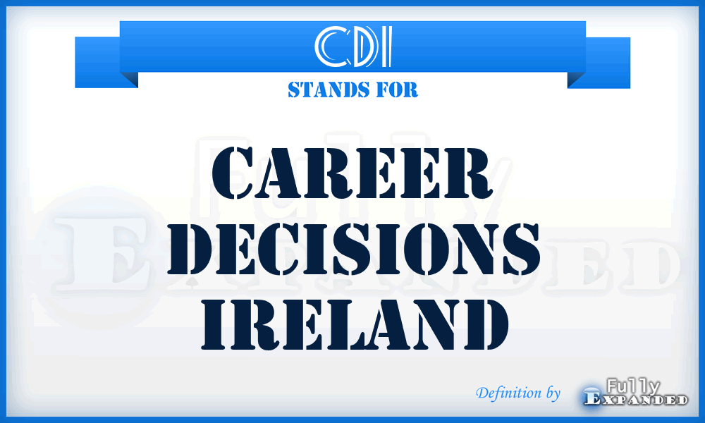 CDI - Career Decisions Ireland