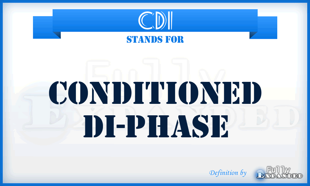 CDI - Conditioned DI-phase