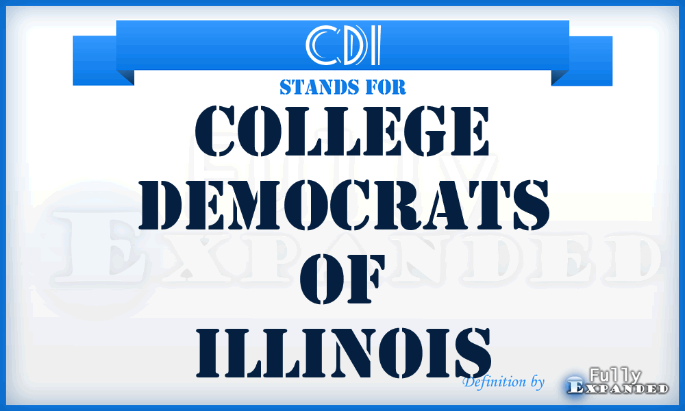 CDI - College Democrats of Illinois