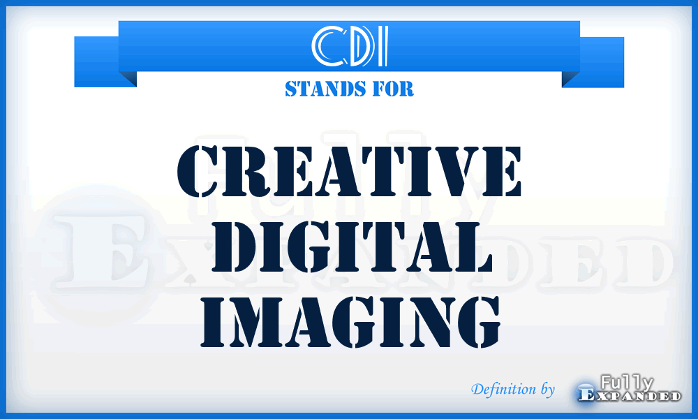 CDI - Creative Digital Imaging