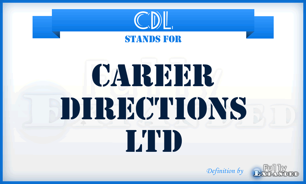 CDL - Career Directions Ltd