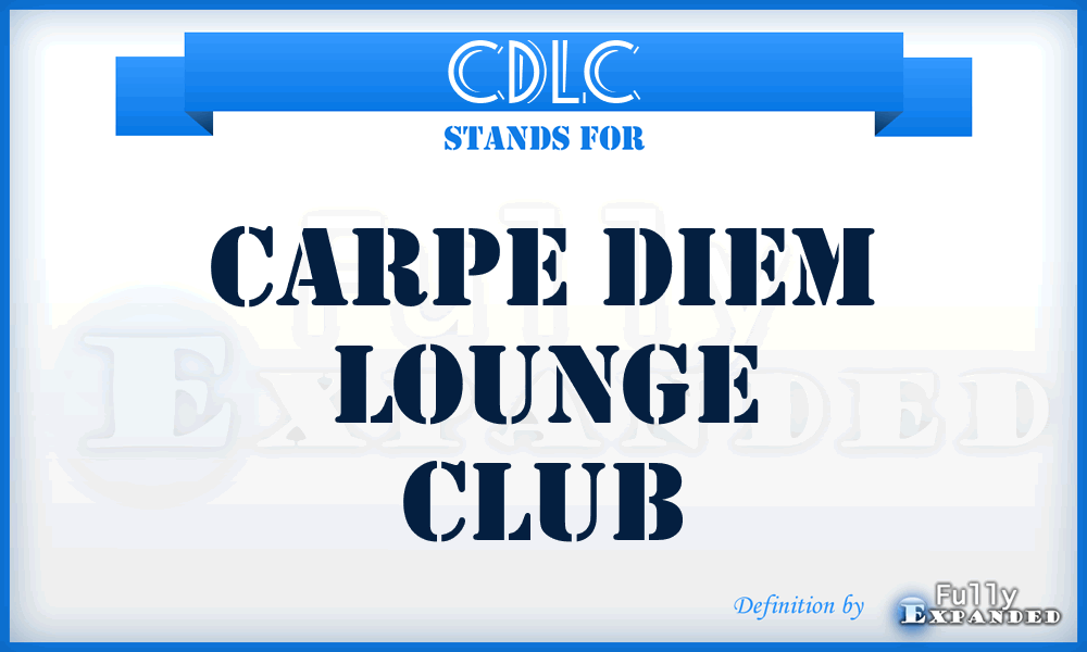 CDLC - Carpe Diem Lounge Club