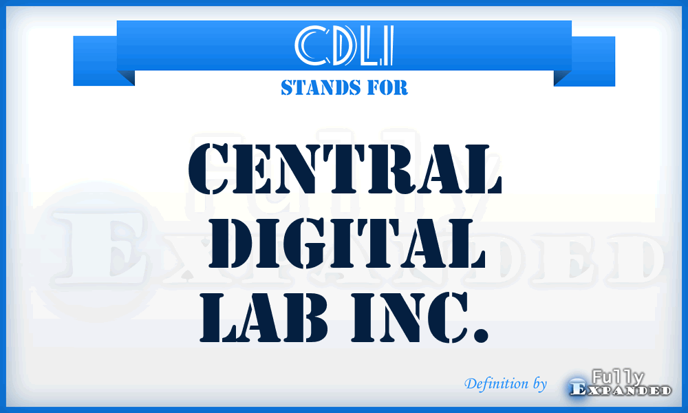 CDLI - Central Digital Lab Inc.