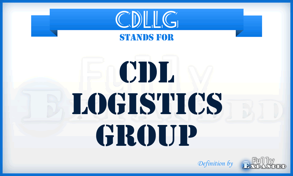 CDLLG - CDL Logistics Group