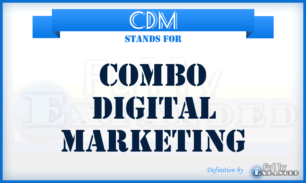 CDM - Combo Digital Marketing