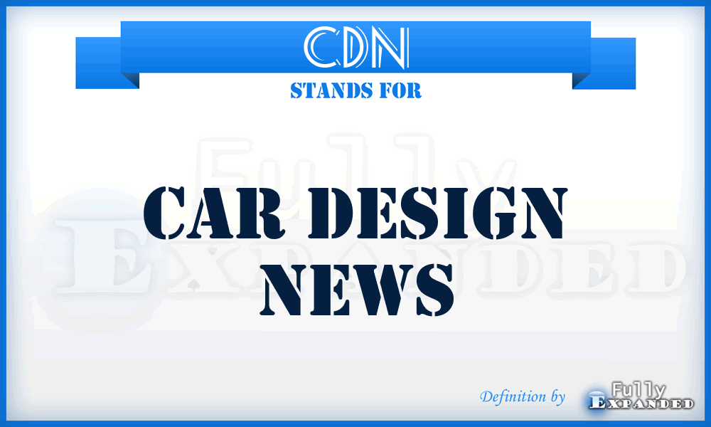 CDN - Car Design News