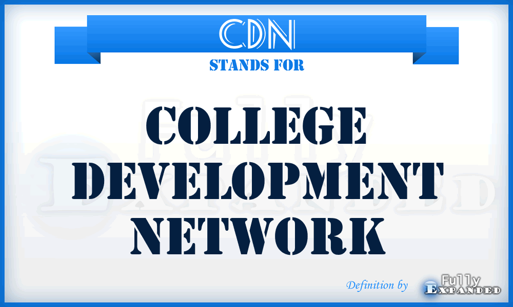 CDN - College Development Network