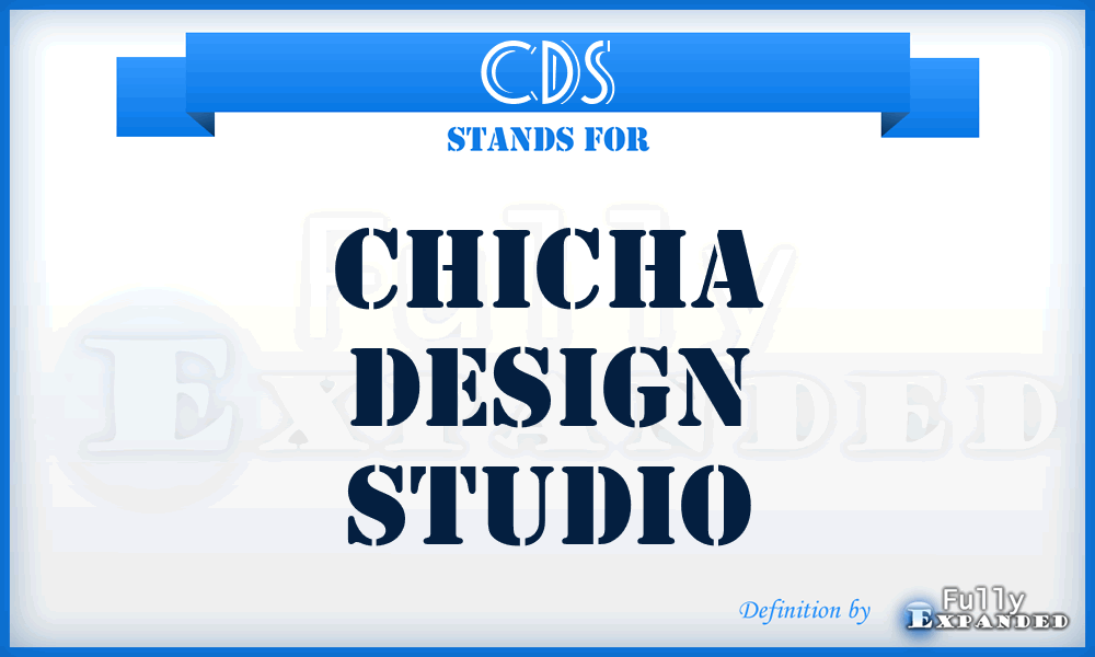 CDS - Chicha Design Studio