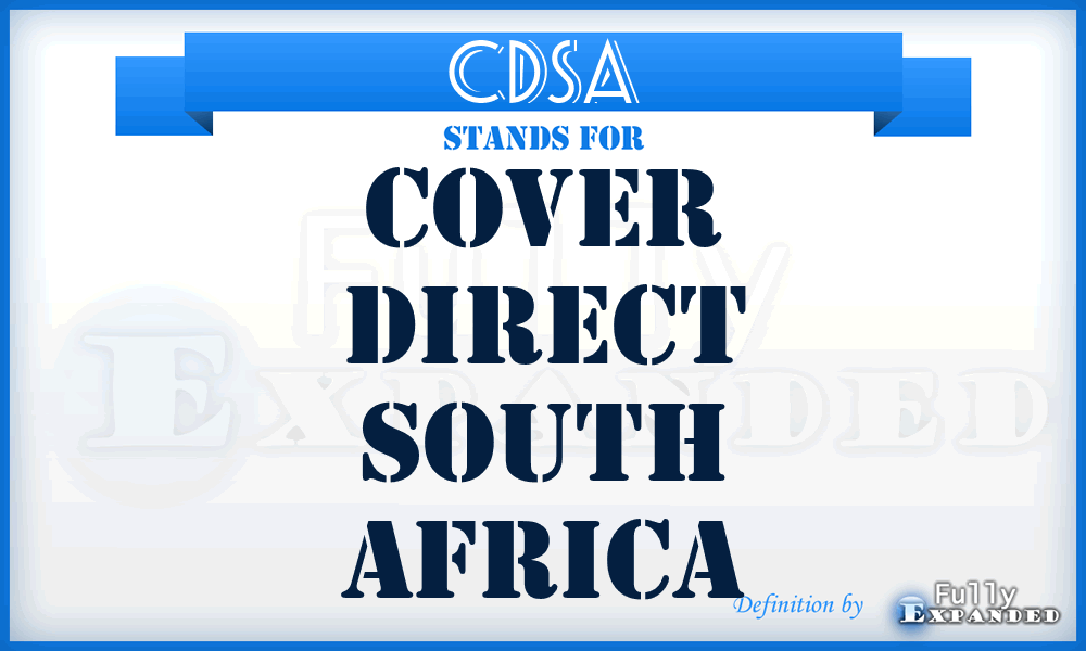 CDSA - Cover Direct South Africa