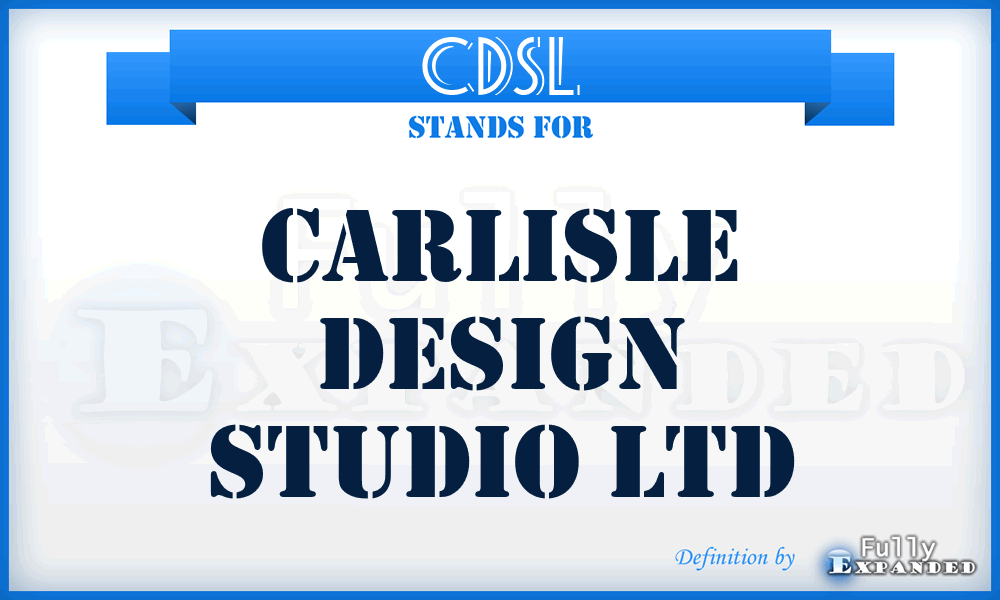 CDSL - Carlisle Design Studio Ltd