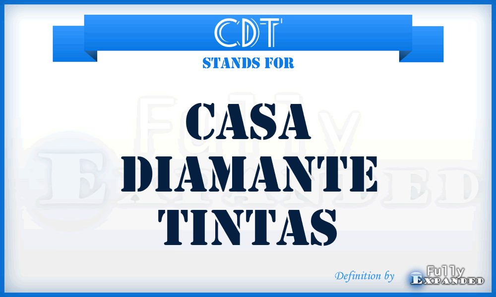 CDT - Casa Diamante Tintas