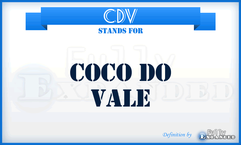 CDV - Coco Do Vale