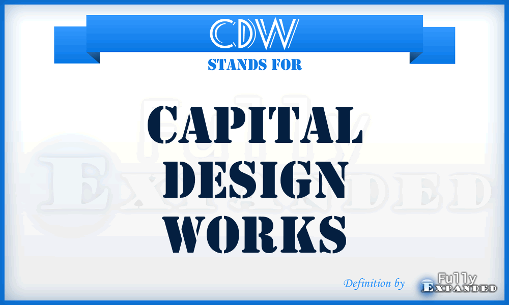 CDW - Capital Design Works