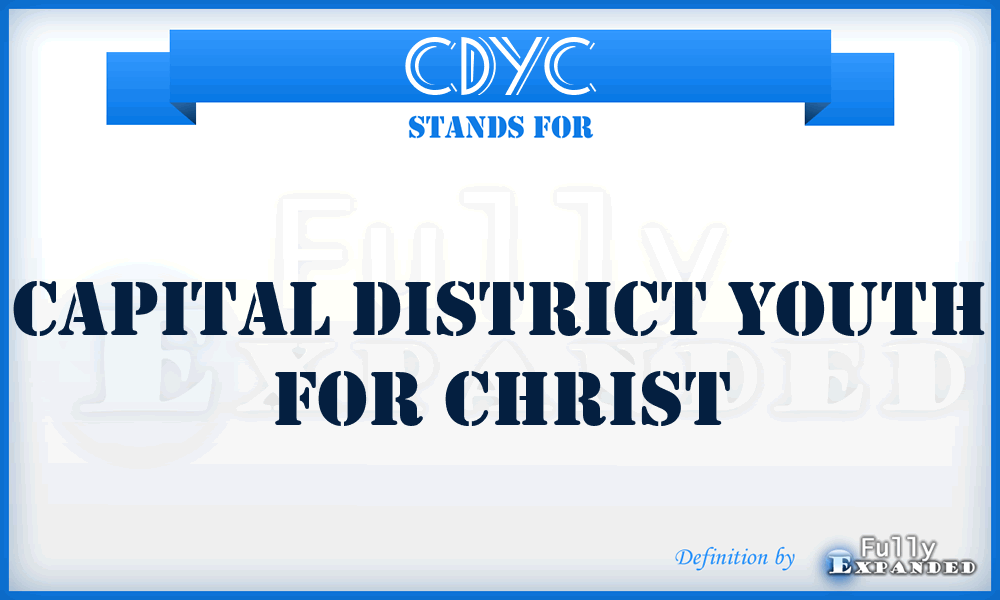 CDYC - Capital District Youth for Christ