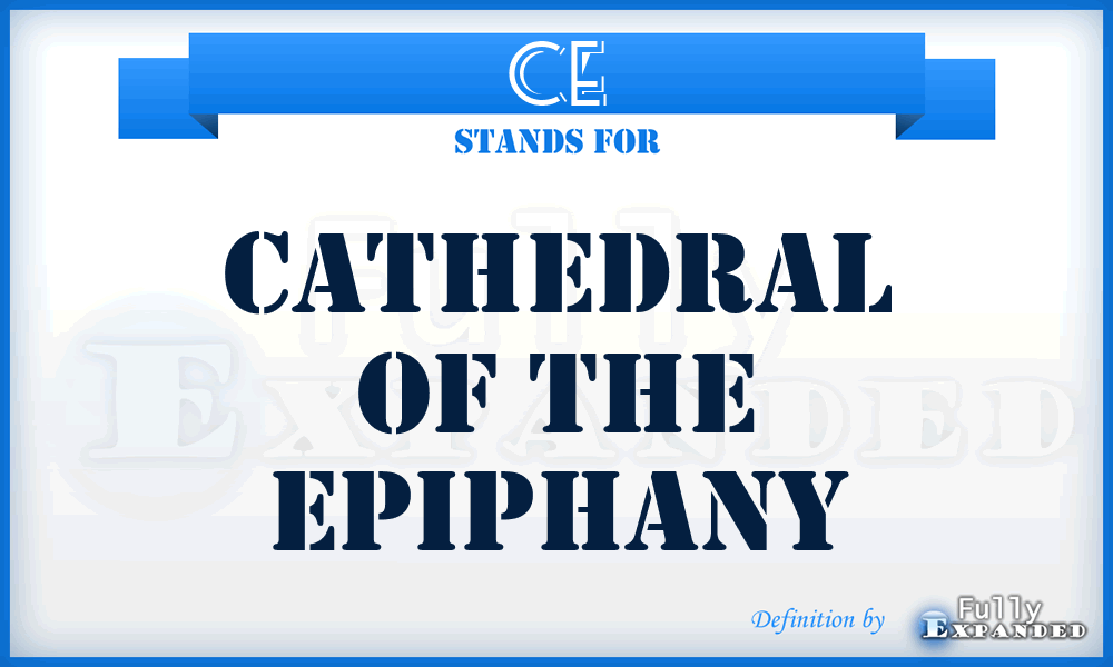CE - Cathedral of the Epiphany
