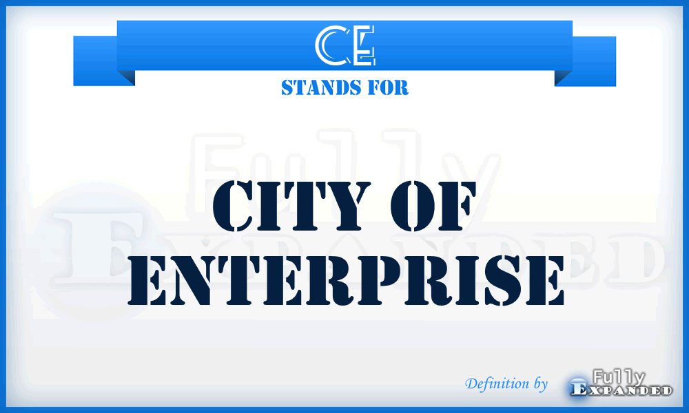 CE - City of Enterprise