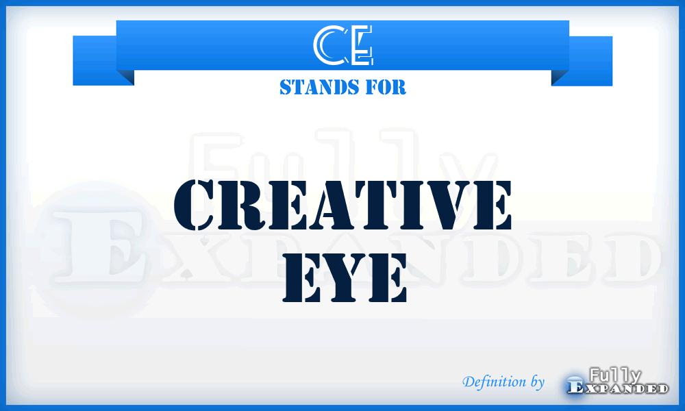 CE - Creative Eye