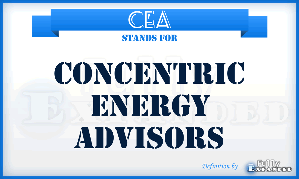 CEA - Concentric Energy Advisors