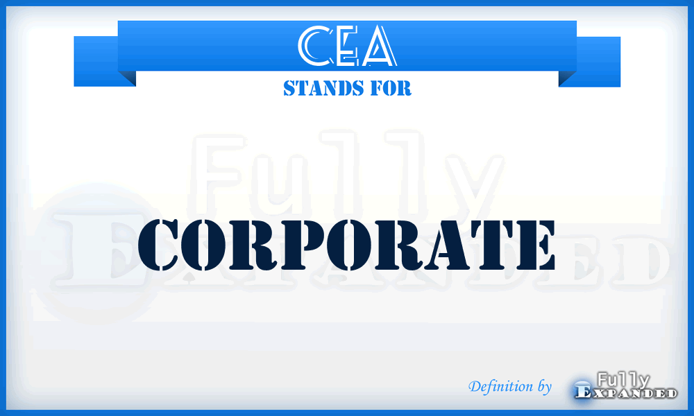 CEA - Corporate
