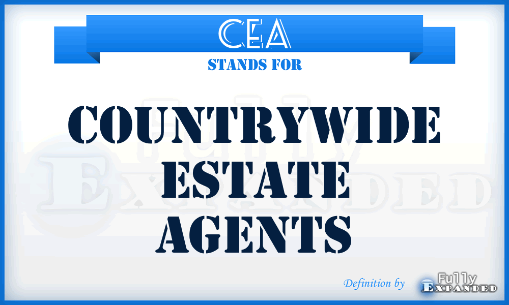 CEA - Countrywide Estate Agents