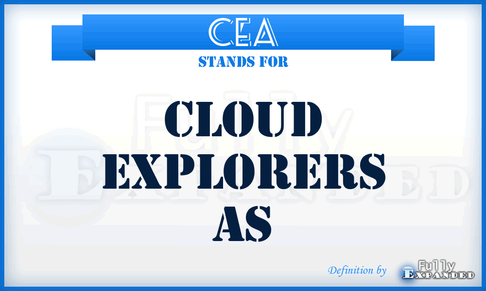 CEA - Cloud Explorers As