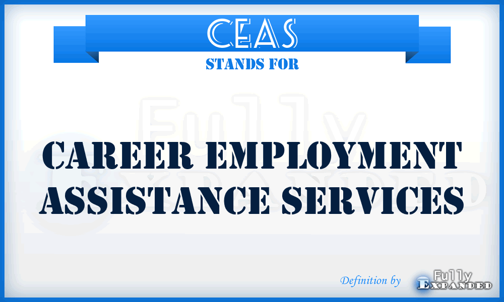 CEAS - Career Employment Assistance Services