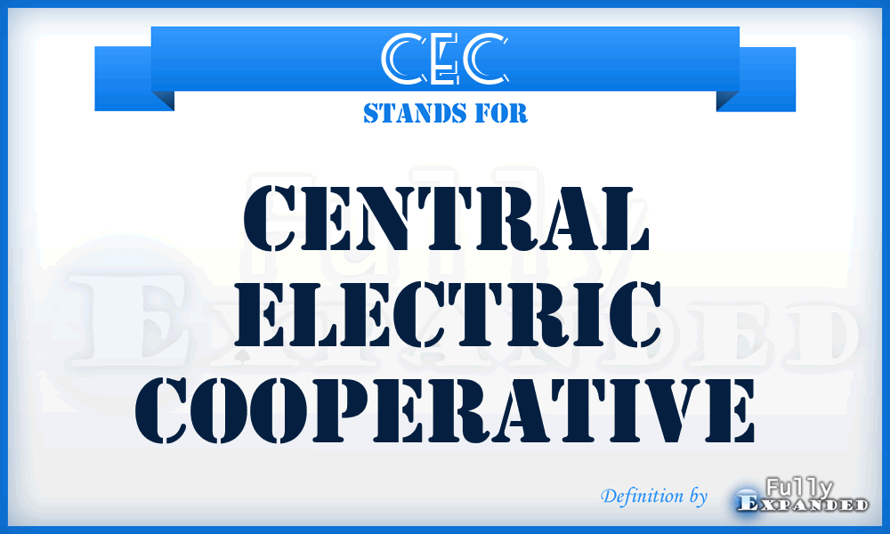 CEC - Central Electric Cooperative