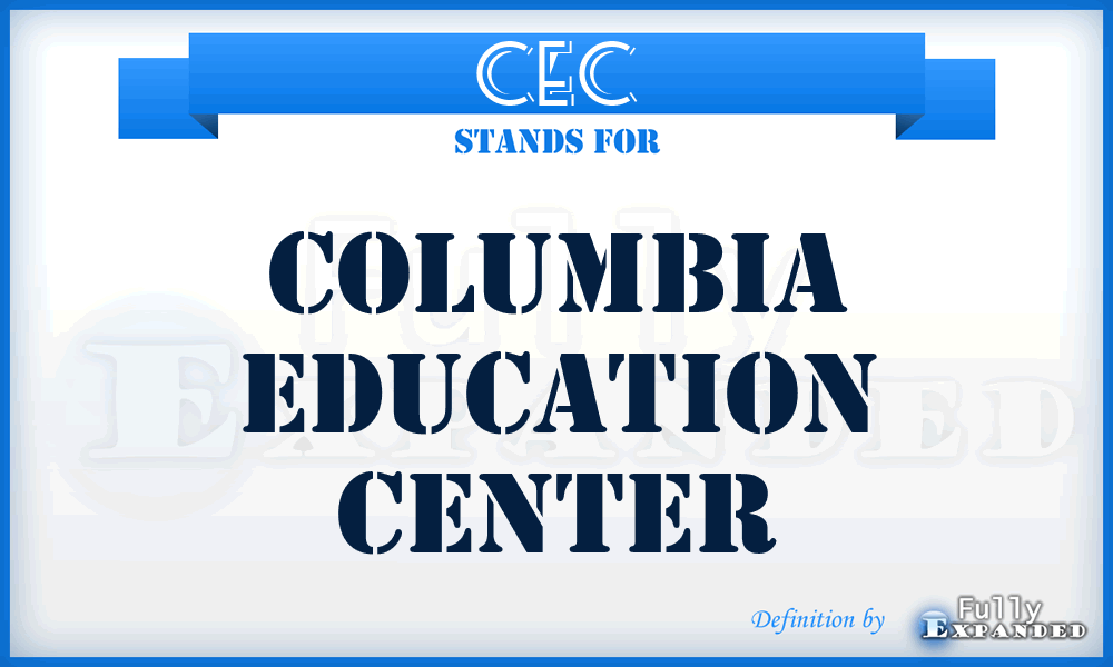 CEC - Columbia Education Center