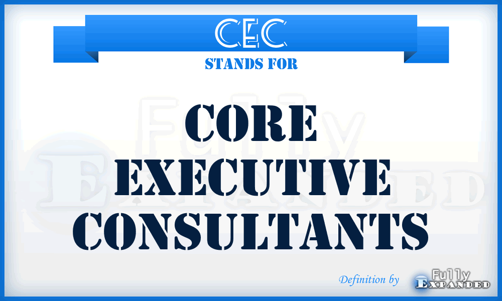 CEC - Core Executive Consultants